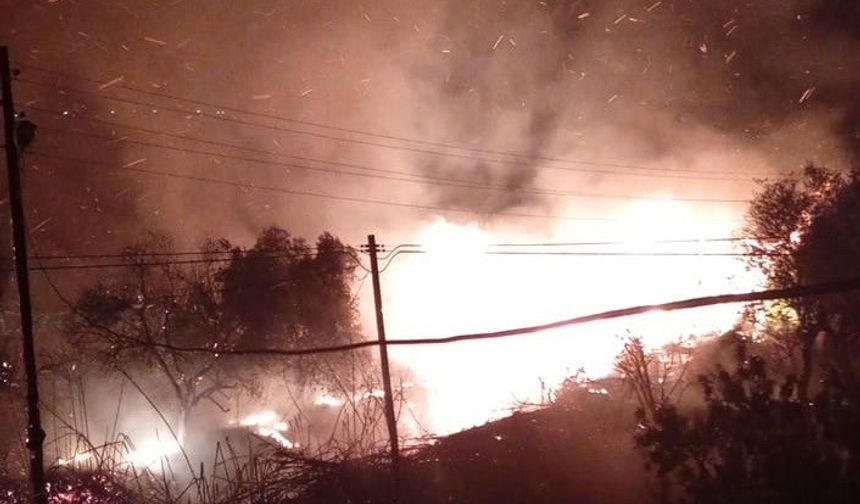 Mersin Silifke’de Çıkan Yangın Büyümeden Söndürüldü