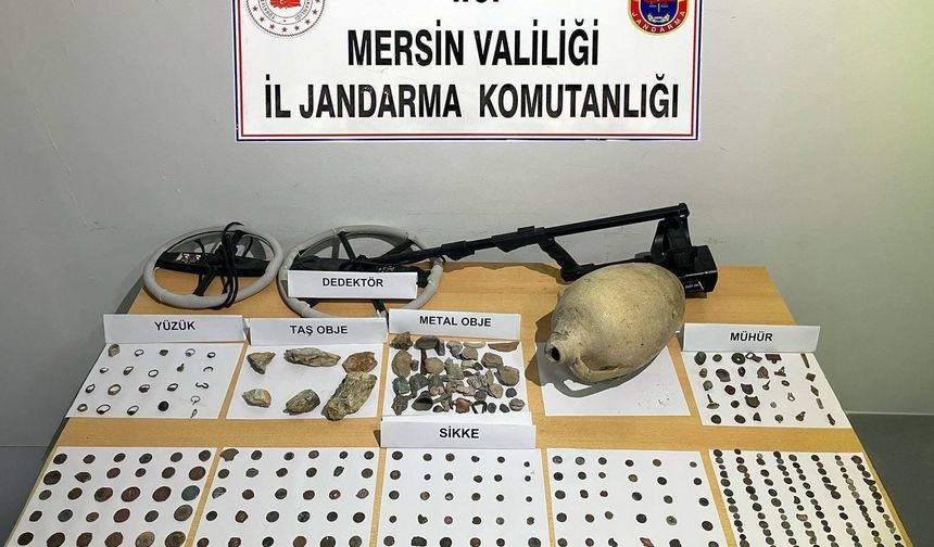 Mersin'de Tarihi Eser Operasyonu: Bir Kişi Yakalandı