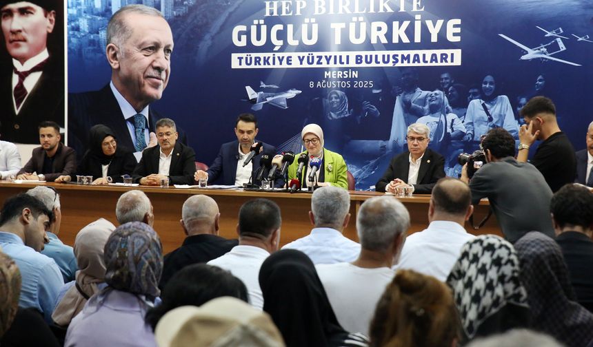 Mersin’de “Türkiye Yüzyılı Buluşmaları”nda ‘Terörsüz Türkiye’ Vurgusu