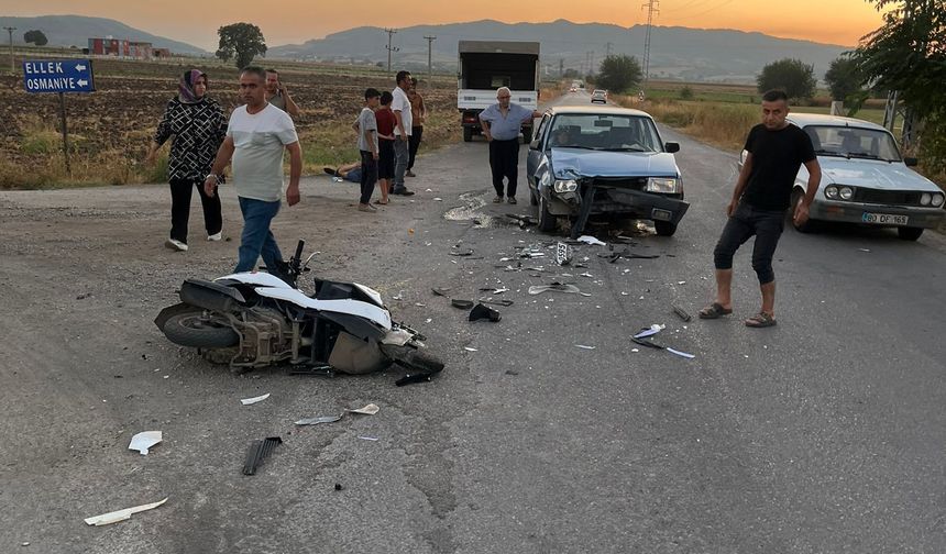 Düziçi’nde Otomobil ile Motosiklet Çarpıştı: 3 Yaralı