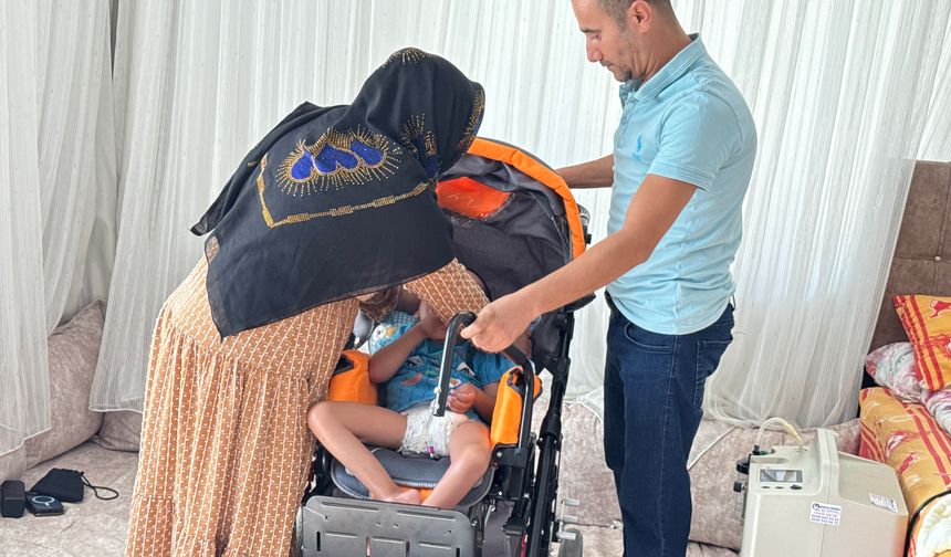 Toroslar Belediyesinden 8 Yaşındaki Ali Asaf’a Engelli Puseti Desteği