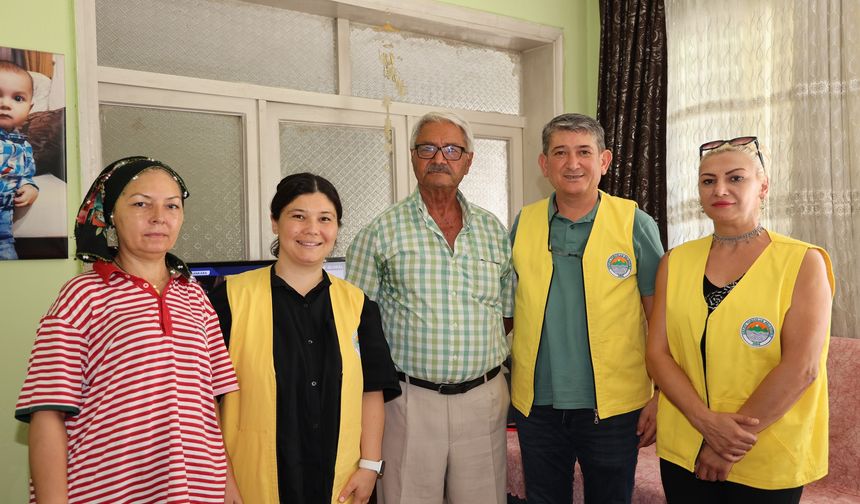 Toroslar Belediyesi'nden şehit ve gazi ailelerine anlamlı ziyaret