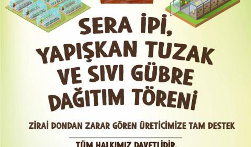 Mersin Büyükşehir Belediyesi’nden Çiftçilere Destek