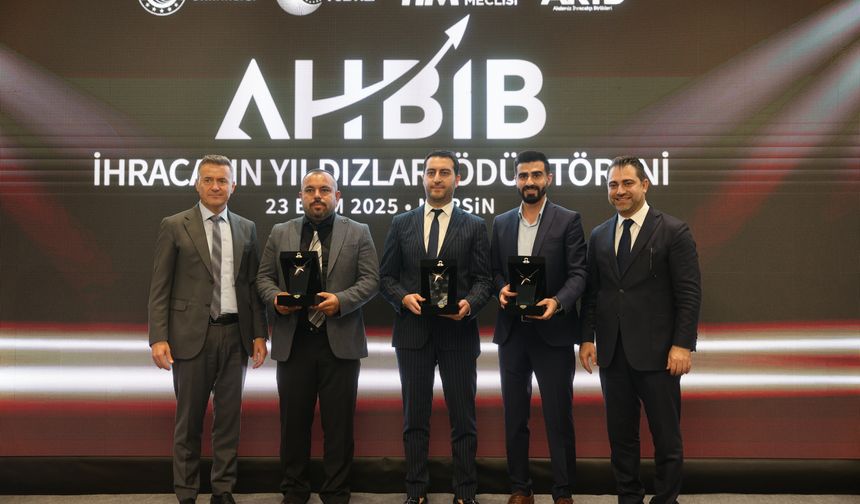 Mersin’de İhracatın Yıldızları Ödüllendirildi