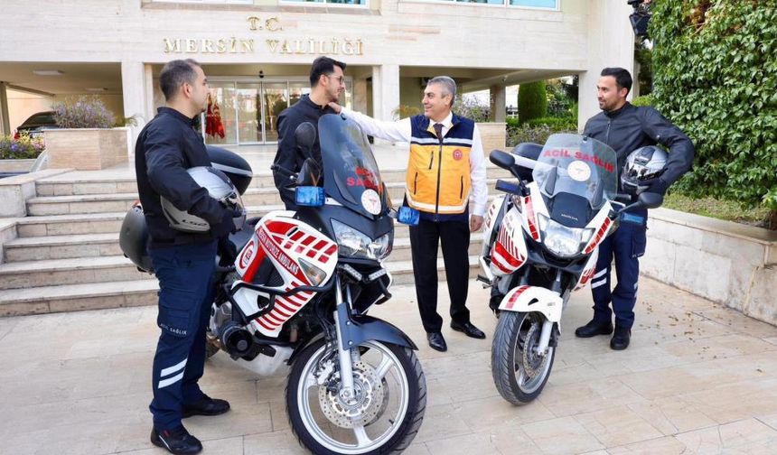Mersin’e 2 Motorize Ambulans: Acil Sağlık Hizmetlerinde Hızlı Müdahale Dönemi