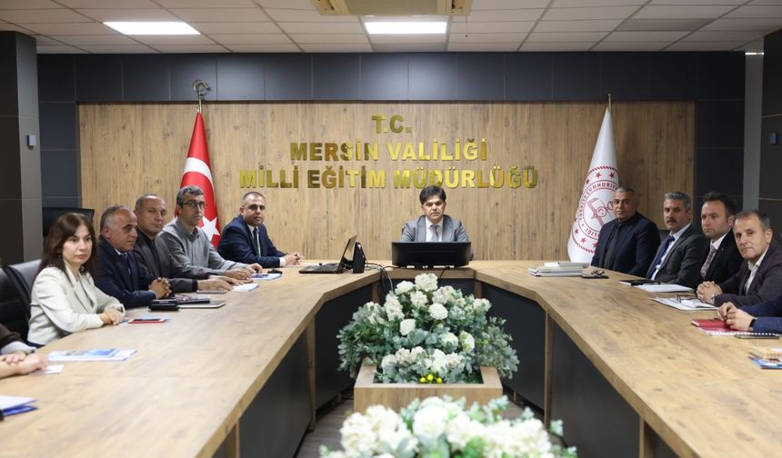 İl Milli Eğitim'de Birim Çalışmaları Değerlendirildi