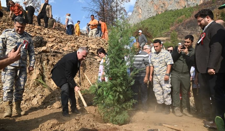 Anamur’da Fidanlar Toprakla Buluştu