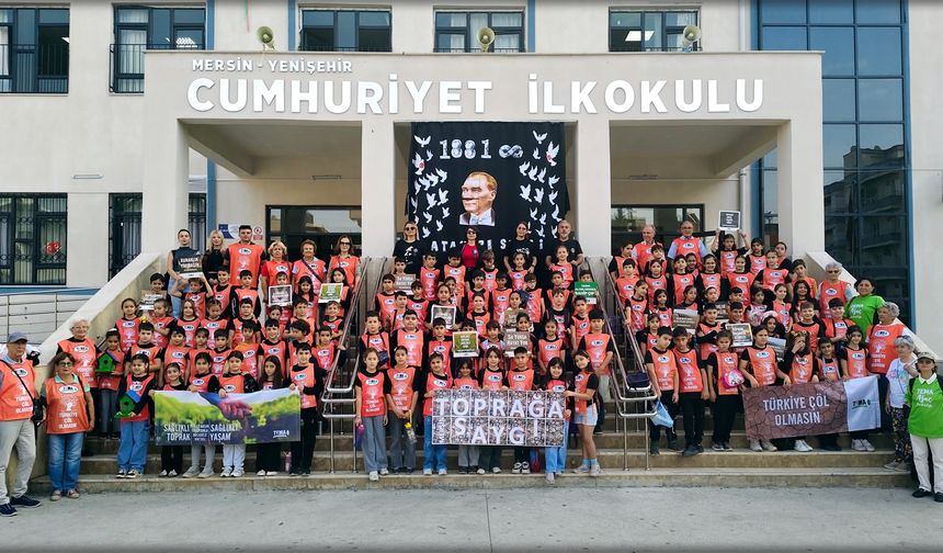 Mersin’de TEMA Vakfı’ndan “Toprağa Saygı Yürüyüşü” Etkinliği