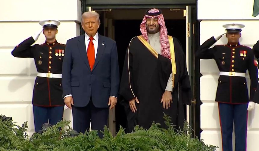 ABD Başkanı Trump ile Suudi Arabistan Veliaht Prensi Selman, Beyaz Saray’da bir araya geldi