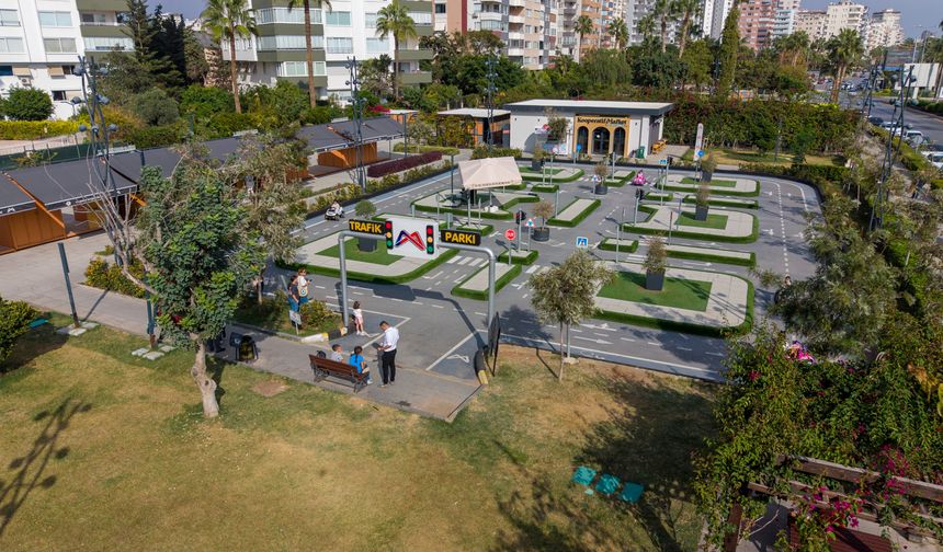 Mersin’de Trafik Park Ara Tatilde Çocuklarla Doldu Taştı