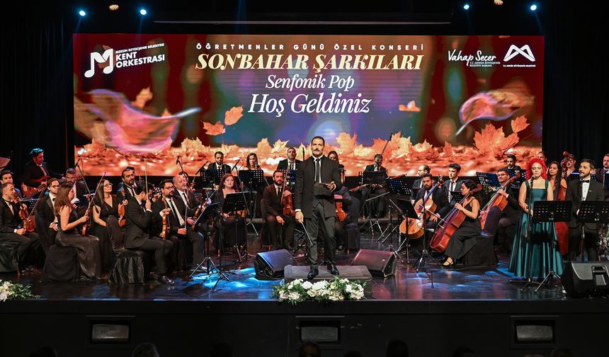 Mersin’de Kent Orkestrası’ndan Öğretmenlere Müzik Dolu Kutlama