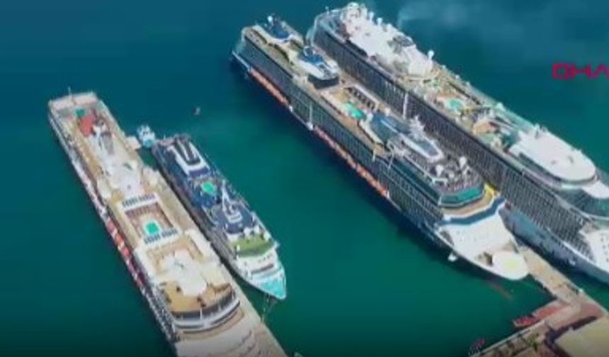 10 ayda kruvaziyerle 2 milyon 21 bin 326 yolcu geldi