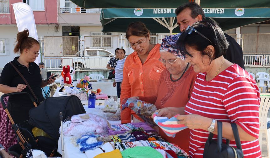 Toroslar’da Üretici Kadınlar Güçleniyor: El Emeği Stantları Halkla Buluşuyor