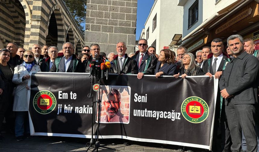 Mersin Barosu, Tahir Elçi’yi 10. Yılında Unutmadı