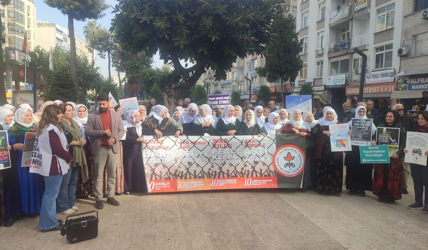 İHD Mersin Şubesi: “Görüyoruz, Susmuyoruz, Mücadele Ediyoruz”