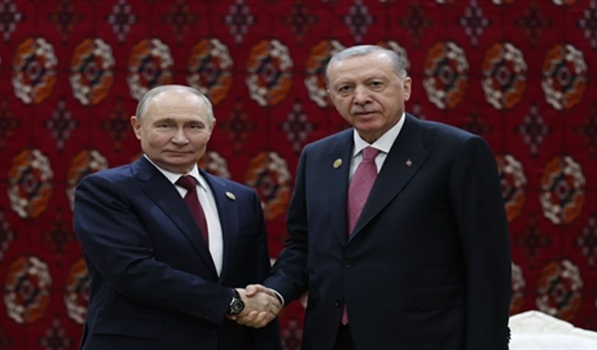Cumhurbaşkanı Erdoğan Putin ile Görüştü