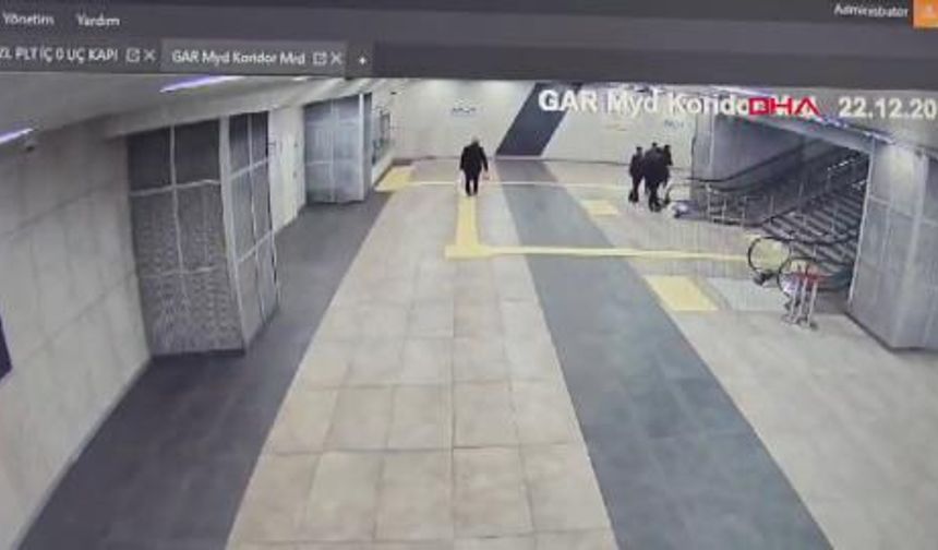 ABB: Gar İstasyonu'nda bir kişinin yangın alarmını devreye aldığı tespit edilmiştir