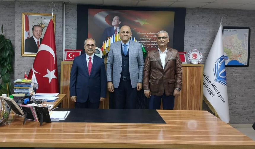 Tarsus İlçe Milli Eğitim’de İşbirliği Vurgusu