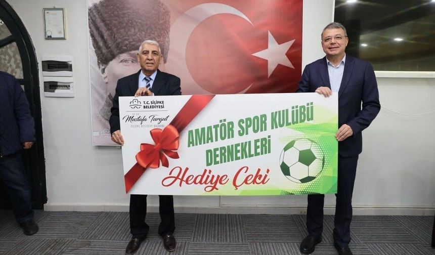 Silifke’de Amatör Spor Kulüplerine Destek