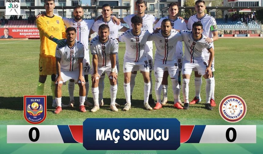 Silifke'de Gol Sesi Çıkmadı