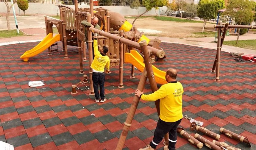 Tarsusta'ki Gaspıralı Parkı Yenileniyor