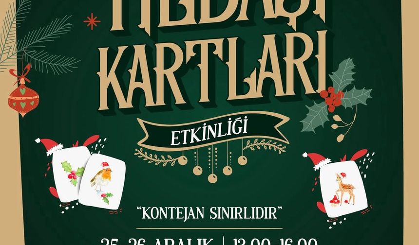 Yenişehir’de Çocuklar için Yılbaşı Kartları Etkinliği