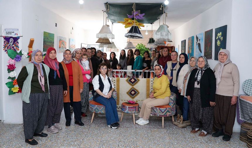 Mersin Büyükşehir’in Tömük Atölyesi Kadınlara Üretim ve İstihdam Kapısı Açıyor