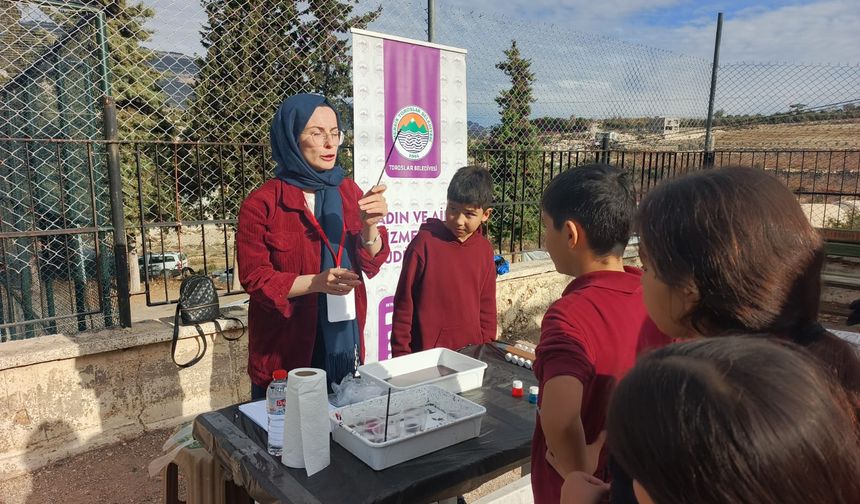 Toroslar’da Velilere Madde Bağımlılığı Eğitimi, Öğrencilere Atölye Etkinlikleri