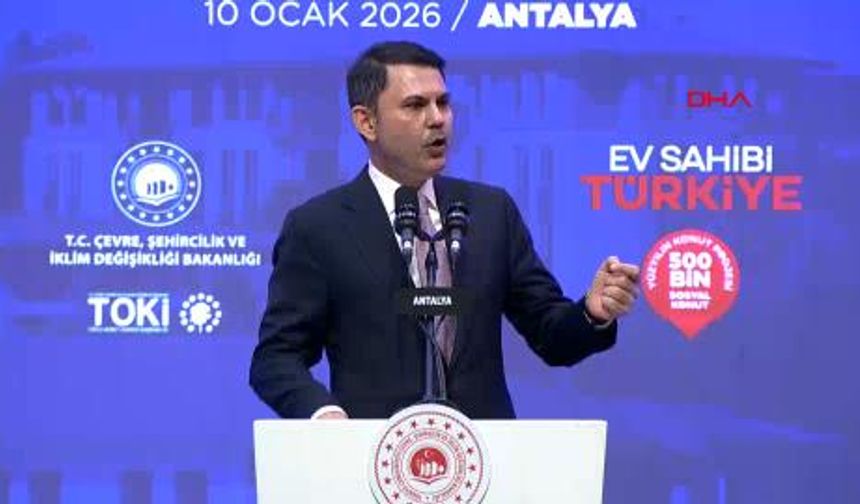 Bakan Kurum: “Sosyal Konut Projemizin İlk Evlerini Mart 2027'de Teslim Edeceğiz”