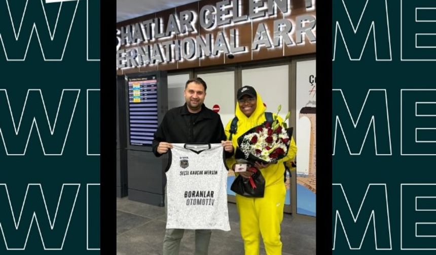 Seçil Kauçuk'un Yeni Transferi Angela Tompkins Mersin'e Geldi