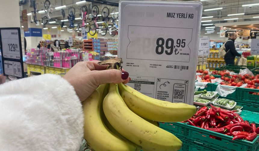 Aynı Muz Pazarda 50, Markette 90 TL