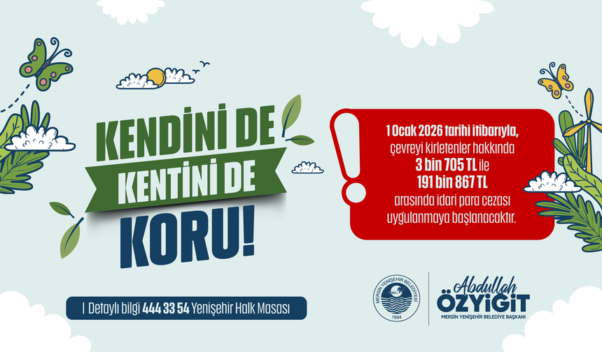 Yenişehir’de ‘Kendini de Kentini de Koru’ Dönemi Başlıyor