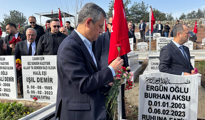 Özgür Özel, Osmaniye’de Depremzedelerle Buluştu