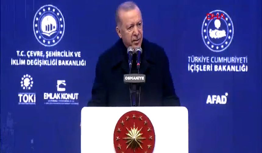 Cumhurbaşkanı Erdoğan: Deprem turistlerinin atmadıkları iftira, söylemedikleri yalan kalmadı