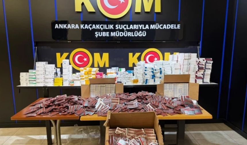 Başkette 15 Milyon Lira Değerinde Kaçak İlaç Ele Geçirildi