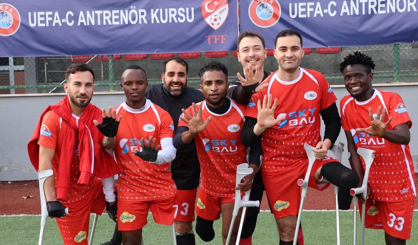 Ampute Futbol 1. Ligi’nde Mersin’in Hedefi Süper Lig