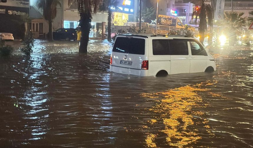 Bodrum’da Şiddetli Yağış Nedeniyle Eğitime Ara