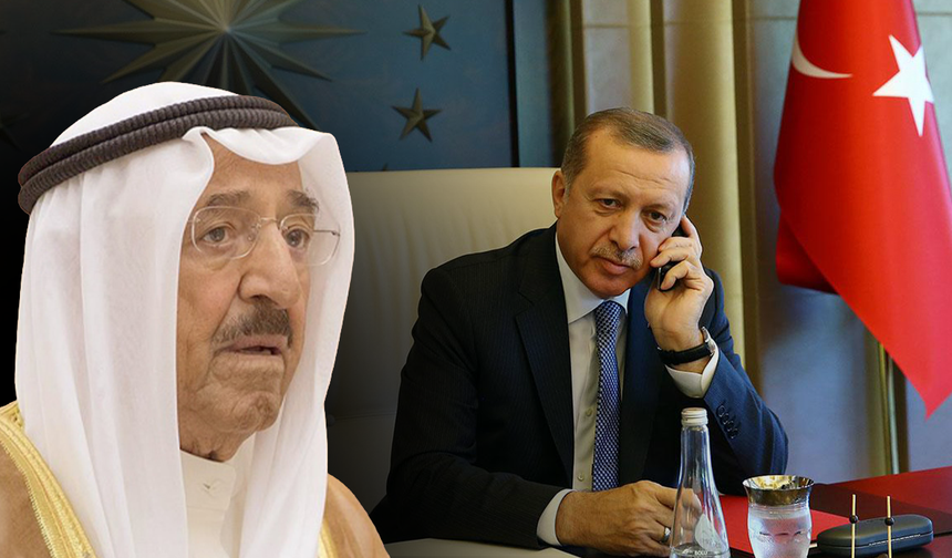 Cumhurbaşkanı Erdoğan, Kuveyt Emiri El Sabah ile görüştü