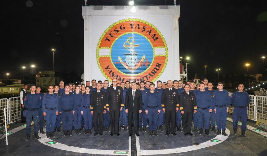 Mersin Valisi Toros’tan sahil güvenliği personeline Ramazan ziyareti