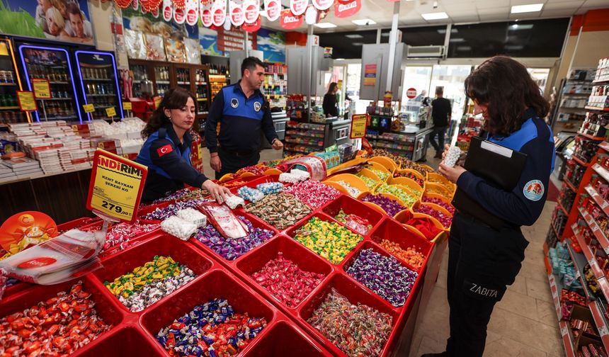 Mezitli Belediyesin'den bayram denetimleri