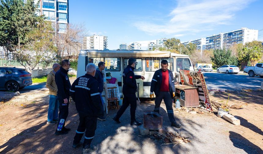 Mezitli’de kamusal alanlarda işgale sıfır tolerans