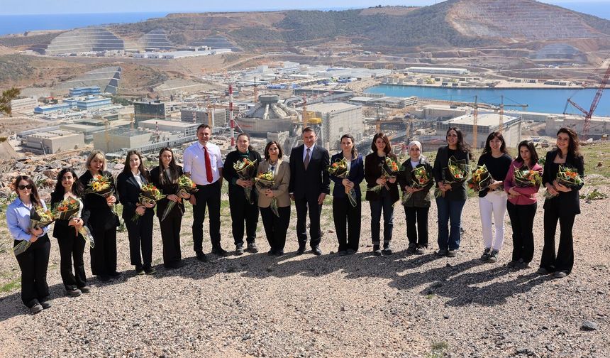 Akkuyu’nun enerjisine kadın eli: Dev projede anlamlı buluşma