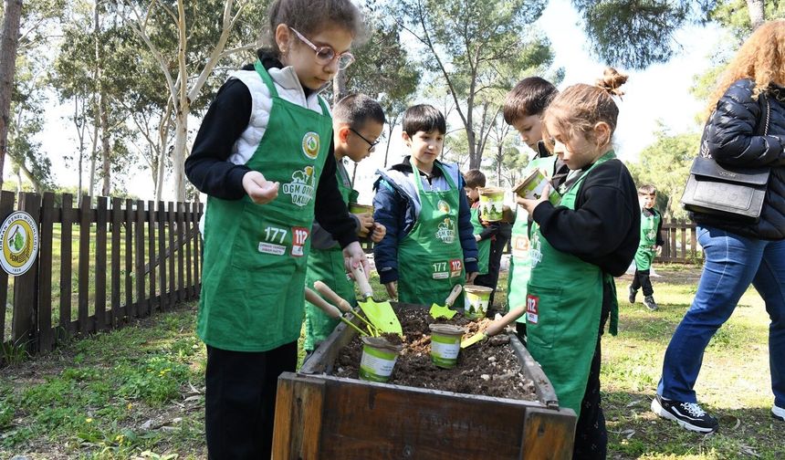 Mersin'de doğayla iç içe eğitim