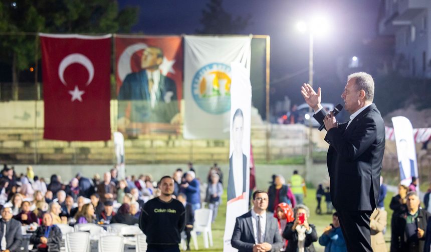 Başkan Seçer ve Meral Seçer Mezitli Belediyesi'nin iftar programına katıldı