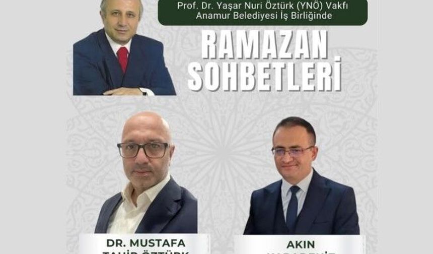 Anamur’da ‘Ramazan Sohbetleri’ programı düzenlenecek