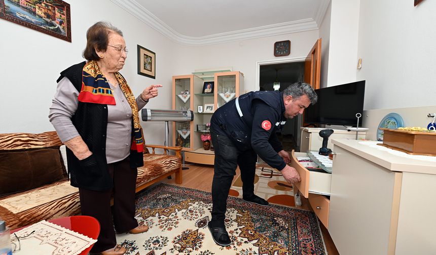 Mersin Büyükşehir’den yaş almış vatandaşlara destek eli