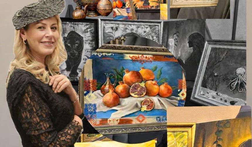 Mersinli sanatçı Ankara ve Adana'da sergi açıyor