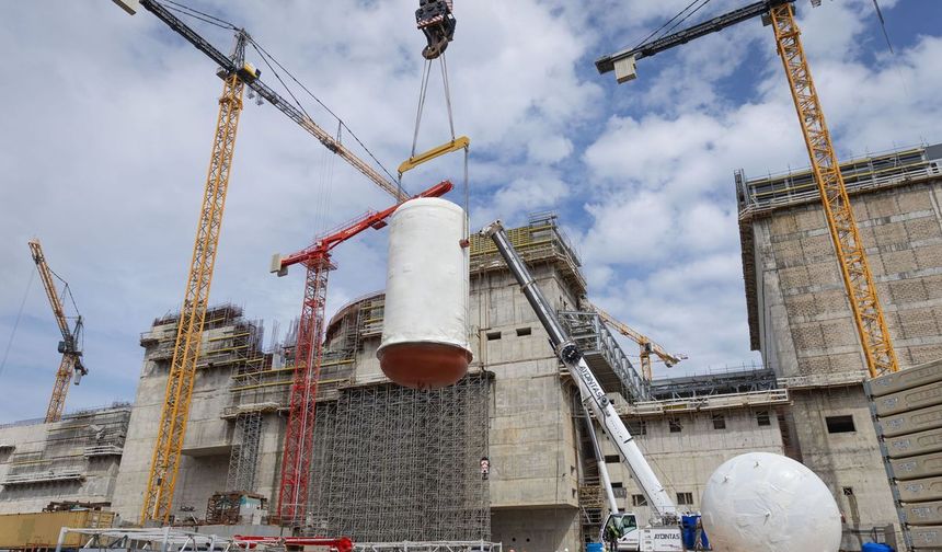 Akkuyu NGS 2. Güç Ünitesi montaj çalışması tamamlandı