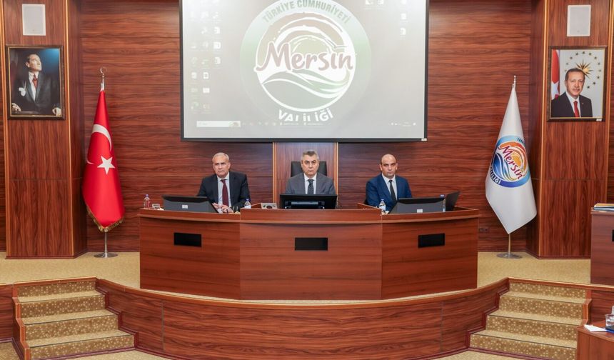 Mersin'de genişletilmiş il güvenlik toplantısı gerçekleştirildi