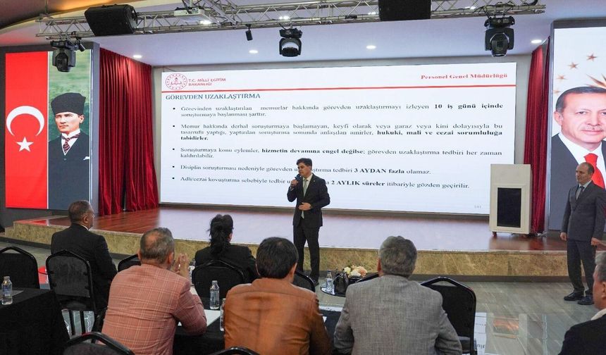 Mersin'de "Disiplin, Ödül ve Etik Semineri" düzenlendi